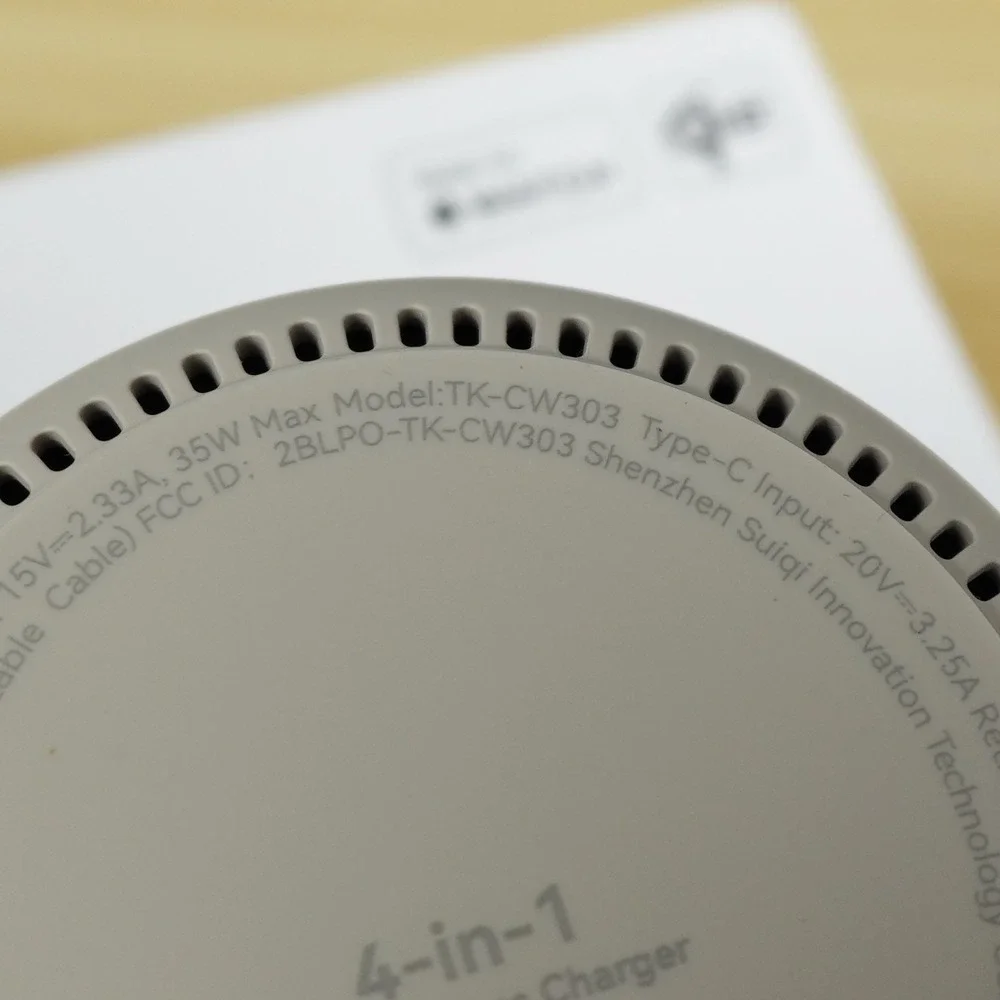 THREEKEY MFI Certified by Apple, 4 in 1 Magsafe Wireless Charging Station, Qi2